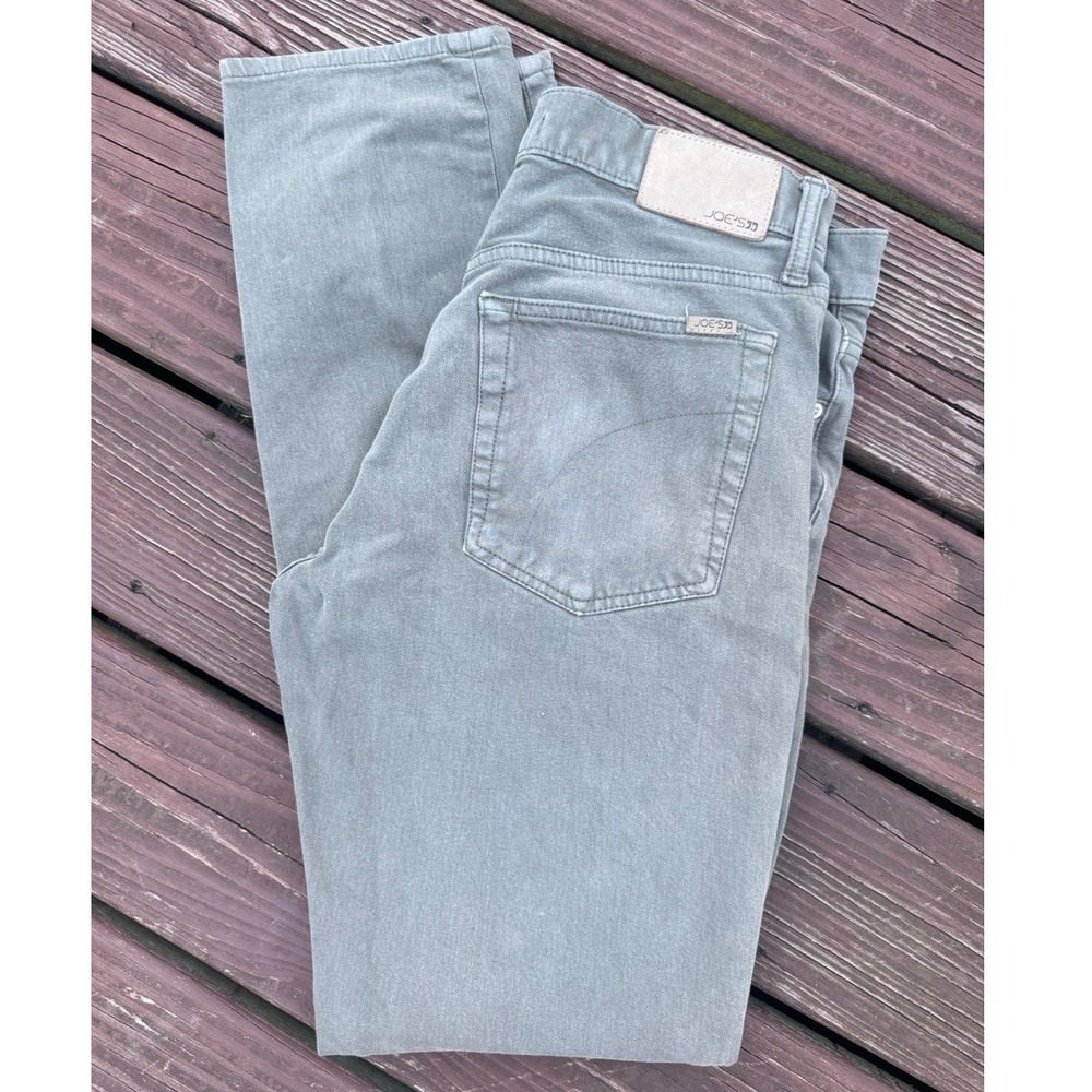 Joe's Jeans Slim Fit Men 32 Sage Green Stretch Cotton Five Pocket Pants Exc
